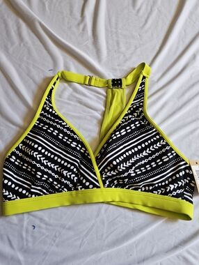 Title Nine Wont Back Down Bikini Top Size Large.